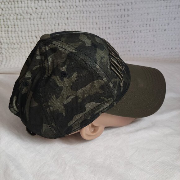 Essential Caps Jax Beach Florida Trucker Baseball cap hat Camo camouflage EUC - Picture 5 of 8